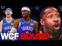 GILBERT ARENAS LIVE REACTION TO THUNDER ELIMINATING THE NUGGETS IN GAME 7
