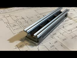 PM Research model lathe build; machining the bed part 1
