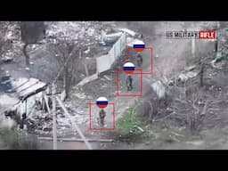 Ukrainian FPV drones brutally destroy 1,100 Russian troop units in the mud near Pokrovsk