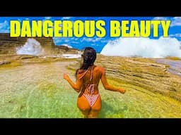 Blue Holes, Caves, Bikinis & Big Waves at the Queen’s Bath!