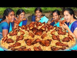 ARABIAN CHICKEN MANDHI | Arabian Mandhi rice | Traditional Mandi Recipe Cooking In Village Babys