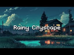 1990s Lofi Hip Hop 🌧️ Rainy Cityscape Ambience 📖 Chill Study Beats #lofirain #chillmusic