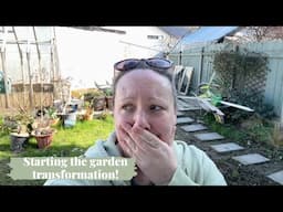 Starting the garden transformation!