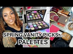 My Spring Vanity - Palette Choices | I've REALLY been enjoying choosing my Spring Beauty Drawer!