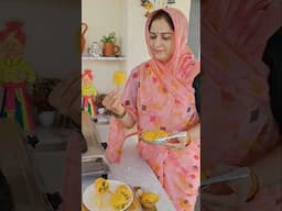 सर्फ 2 आम से बनाये पूरे परिवार के लिए आम की आइस क्रीम Aam Ki Ice Cream - Mango Ice Cream  #shorts