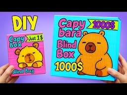 Capybara Chaos! 🐹 Blind Bag Surprises & DIY Cuteness Overload!