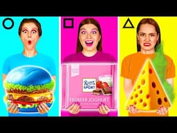 Geometric Shape Food Challenge | Funny Moments by DaRaDa Challenge