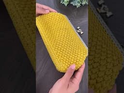 I’ve used this crochet purse a lot, as you can see from the stains on it😁 #crochetpurse