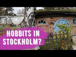 Visiting a Hobbit house one-room hotel in Stockholm's suburbia
