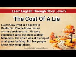 Learn English Through Story Level 2 | Graded Reader Level 2 | English Story | The Cost Of A Lie