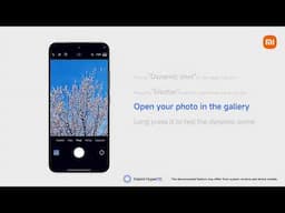 Take Live Photos to capture not just an image. #XiaomiHyperOS2