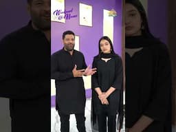 Ahsan Maqbool & Haniya Ahsan | Fun moments at Weekend At Home | #shorts #shortsfeed