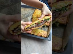 Cheesy Kartoffel Burger Streifen 👌