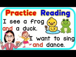 SIGHT WORDS AND SENTENCES | LEARN TO READ | READING LESSON FOR KIDS | READING TUTORIAL FOR KINDER