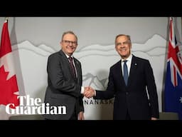 Canada's PM Mark Carney meets Anthony Albanese on the sidelines of G7 summit
