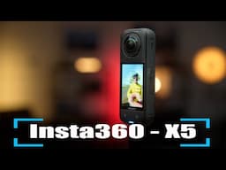 Insta360 X5 Kamera - 360 Grad mit Wechsel-Linse
