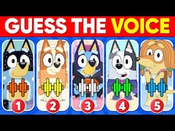 Guess the Bluey Characters by Their Voice 🐶💙 Bluey Quiz ~ Bingo, Bluey, Socks, Bandit