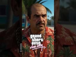 Grand Theft Auto Vice City Re-imagined with A.I. #gta #gtavicecity #gaming Shorts #shortsvideos
