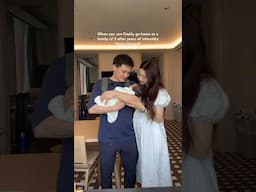 AKHIRNYA BISA PULANG KE RUMAH SEBAGAI KELUARGA BARU DENGAN BAYI!