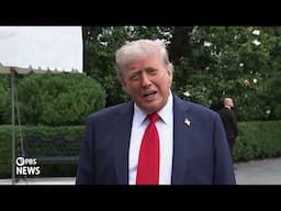 WATCH: U.S. supports Israel in its defense, Trump says as he departs for G7 summit