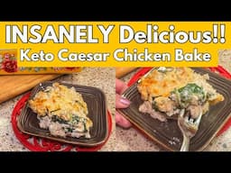 Easy Family Friendly Weeknight Keto Meal: Baked Caesar Chicken
