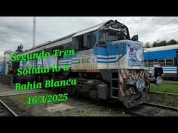 [4K] SEGUNDO TREN SOLIDARIO A BAHIA BLANCA #FUERZABAHIA 16/03/2025