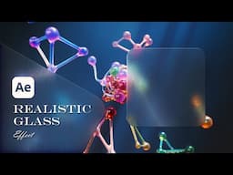 Realistic Glass Effect in After Effects – No Plugins Needed!