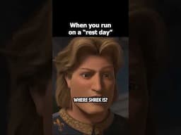 "When you run on a rest day"