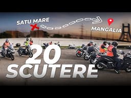 De la Satu Mare pana la Mangalia in 12 ore pe scuter 125cmc - MARATON 1000km