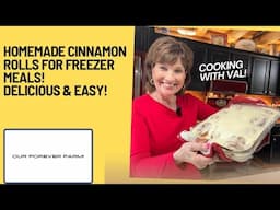 Homemade Cinnamon Rolls For Breakfast & Freezer Plus How I Warm My Freezer Meals @ourforeverfarm