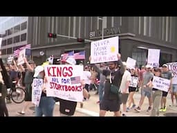 No arrests, incidents reported during 'No Kings' protest in downtown Houston