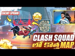New Clash Squad Map..!! 😨 Enemies Beside Us..?? - Free Fire Telugu - MBG ARMY