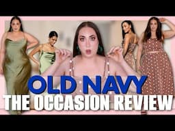 Old Navy The Occasion Try-On Haul 2025 | Plus Size Wedding Guest Looks Under $50!