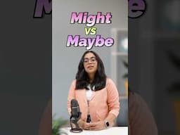 Stop Confusing Maybe & Might | English Grammar Practice With Ananya #englishlesson #englishinhindi