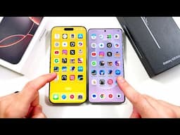 iPhone 16 Pro Max vs Galaxy S25 Edge Speed Test