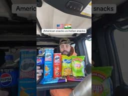 American snacks VS Indian snacks