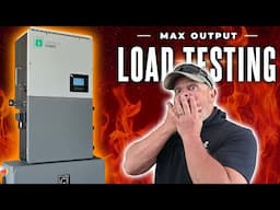 Solar Inverter Load Testing - IT ALMOST CAUGHT FIRE!