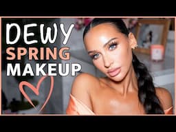 DEWY SKIN SPRING MAKEUP TUTORIAL