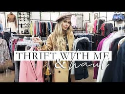 Thrift with me & haul / home decor & fashion
