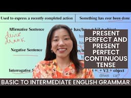 PRESENT PERFECT AND PRESENT PERFECT CONTINUOUS TENSE | UNIT 16: ENGLISH GRAMMAR དབྱིན་ཡིག་བརྡ་སྤྲོད།
