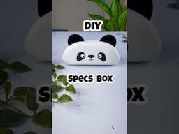 Ye Panda Nahi Ye to Specs Box hai #diy #craft #bestoutofwaste #pain