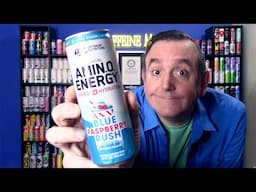 Amino Energy Blue Raspberry Rush Energy Drink Review