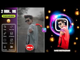 Instagram Logo Photo Editing PicsArt | Instagram Viral Photo Editing | PicsArt Photo Editing