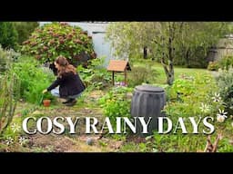 Slowing Down on Rainy Days 🌧️🌿 Garden Harvests & Prioritising Self Care in Motherhood
