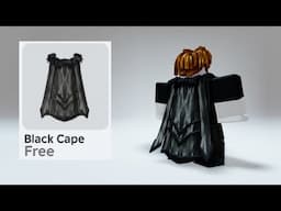 All FREE BLACK Items in ROBLOX! 😱🖤