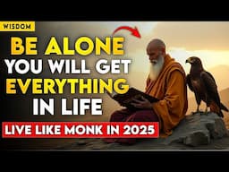 BE ALONE TO ACHIEVE YOUR GOALS IN 2025 | Buddhist Teaching | Buddhism