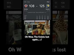 Oh Wow, The Knicks lost again.... :/