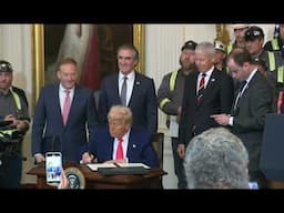 President Trump Signs Executive orders Of power Plants & Grid Readability