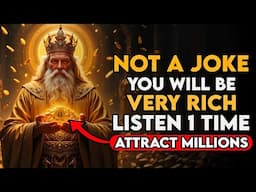 IT'S SCARY!! YOU WILL BE RICH - JUST LISTEN ONE TIME || Money will come to you || money manifest