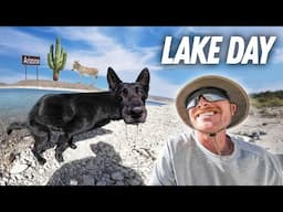 Our Camper Trailer is RUINED.. Lake Day & New Purchase in AZ🌵